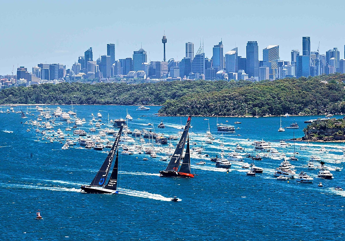 Salida de la regata australiana