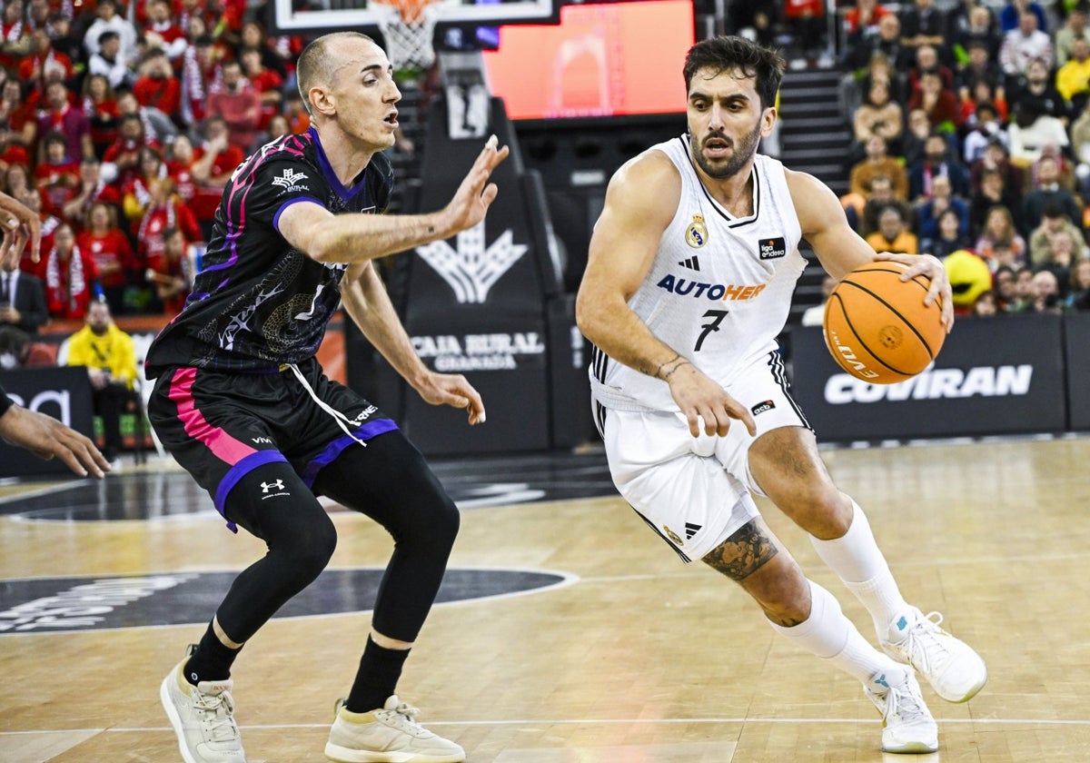 Campazzo intenta superior a Rousselle