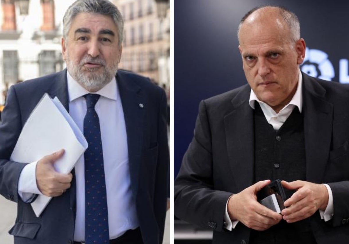 Uribes y Tebas, presidentes del CSD y la Liga