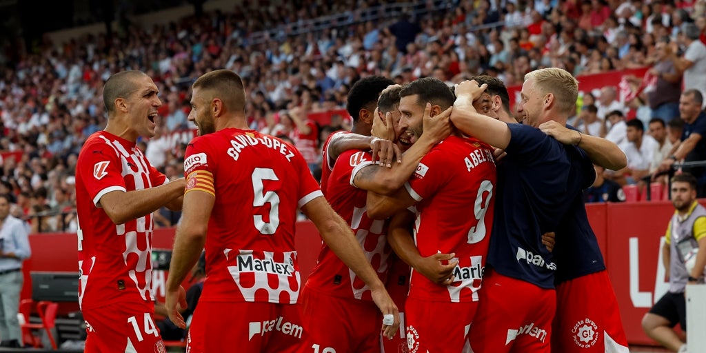 Seis victorias para el Girona en sus últimos seis enfrentamientos ante el Sevilla