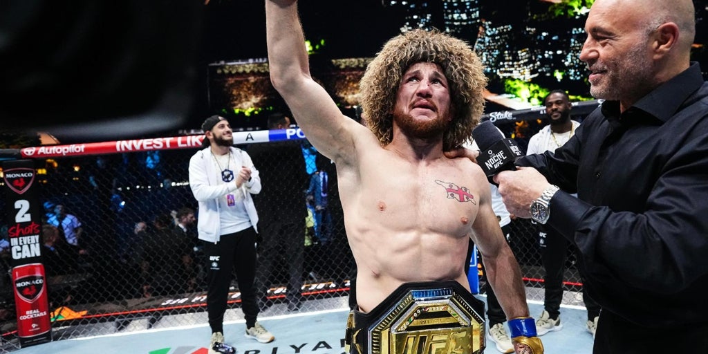 Merab Dvalishvili, de trabajar en la obra a campeón de la UFC