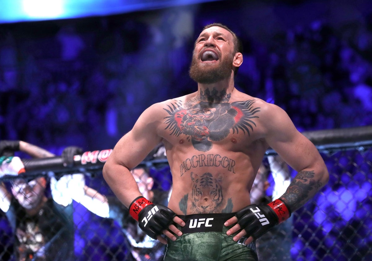 Conor McGregor en uno de sus combates