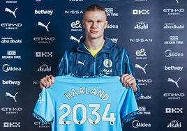 El contrato que asombra al mundo: el Manchester City anuncia la renovación de Haaland por diez años