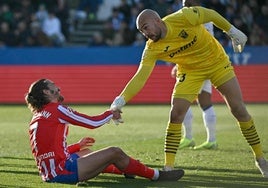 Frenazo atlético en Butarque