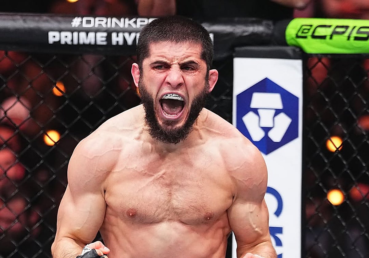 Islam Makhachev tras ganar a Renato Moicano