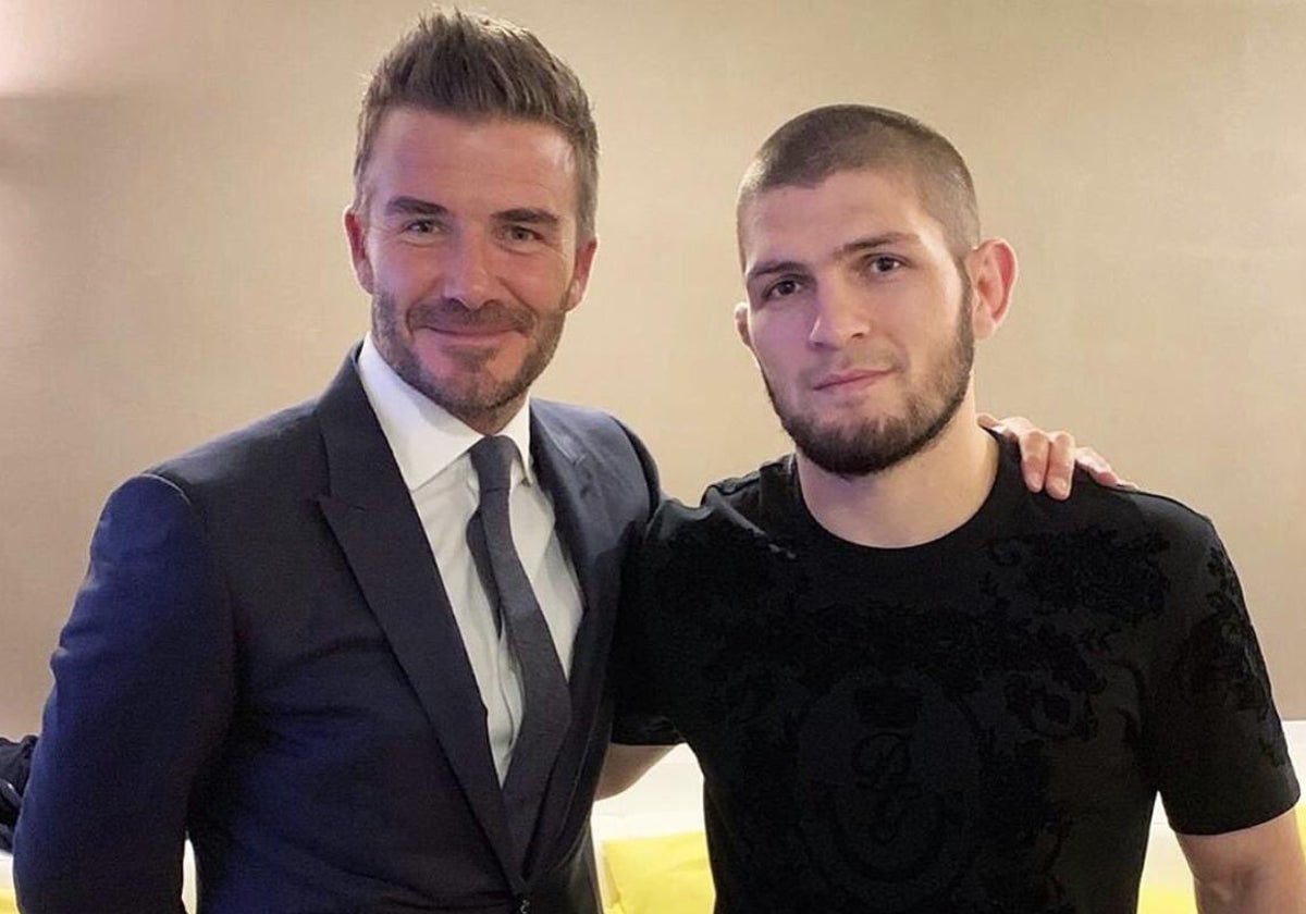 David Beckham y Khabib Nurmagomedov