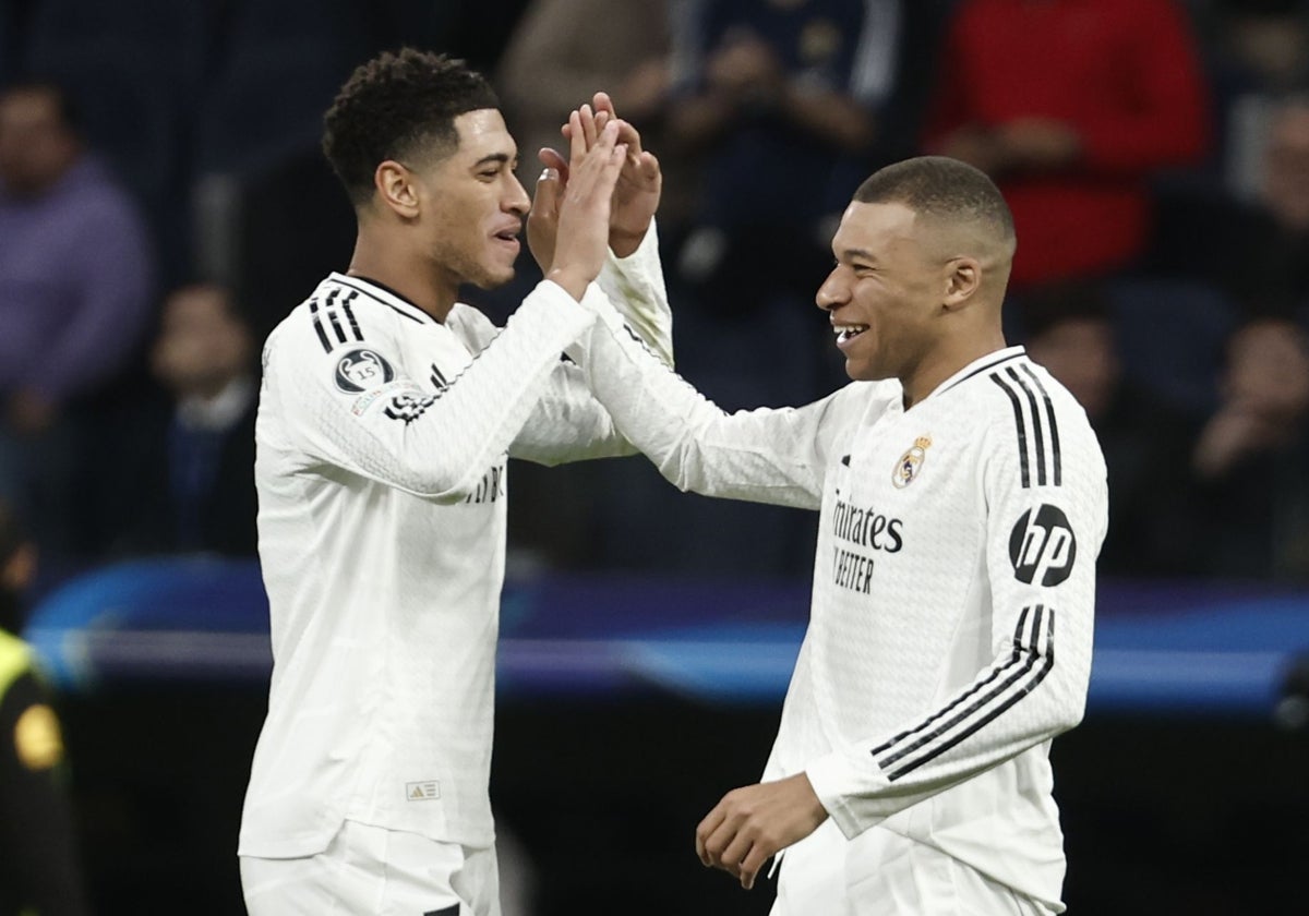 Bellingham y Mbappé, dos de las estrellas del Real Madrid