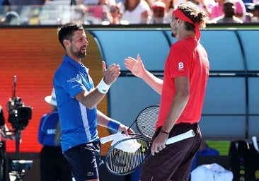 La encendida defensa de Zverev a un Djokovic abucheado: «Ha dado su vida por este deporte, sean respetuosos»