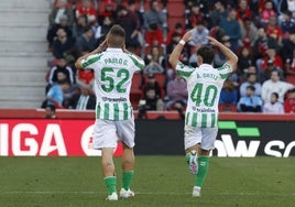 Triple debut de canteranos en el Betis: Ortiz, Arribas y Pablo García