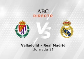 Valladolid - Real Madrid, estadísticas del partido