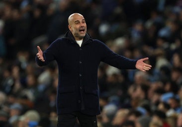 Pep Guardiola, desesperado en Manchester