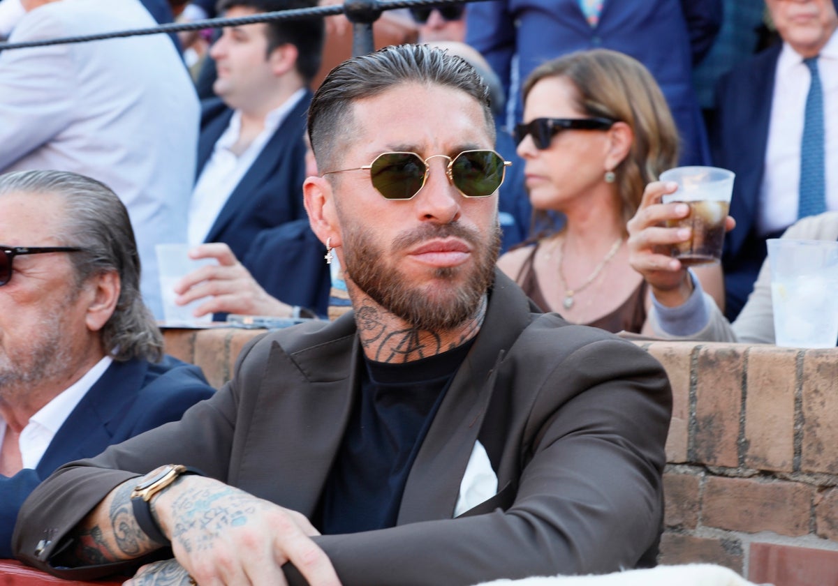 Sergio Ramos, en la Maestranza