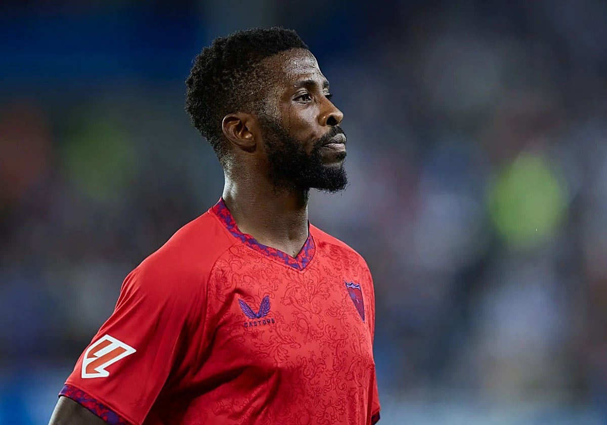 Kelechi Iheanacho durante el partido con el Alavés