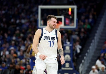 Doncic, en uno de sus últimos partidos con los Mavericks, a finales de 2024