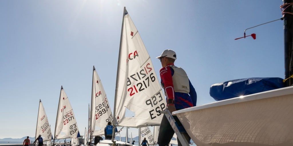 El Campeonato de España de ILCA 6, en juego en el Mar Menor