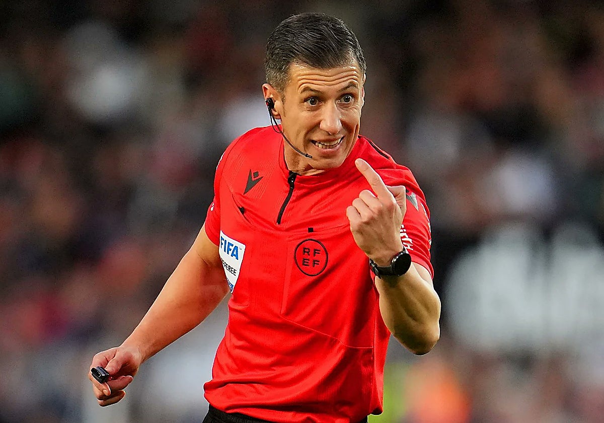 Soto Grado, árbitro del Real Madrid-Atlético