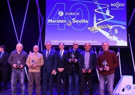 El Zurich Maratón de Sevilla se viste de gala en su 40 aniversario y homenajea a sus artífices