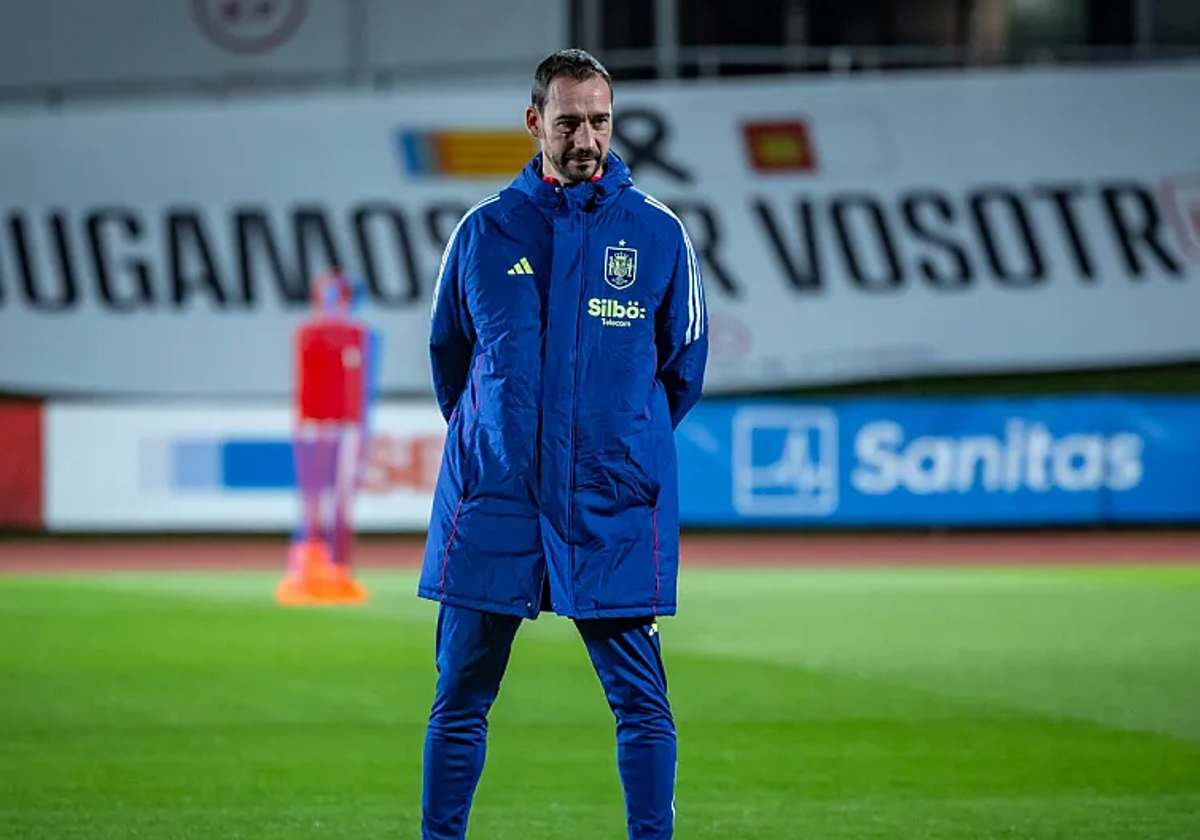 Pablo Amo, con la selección española