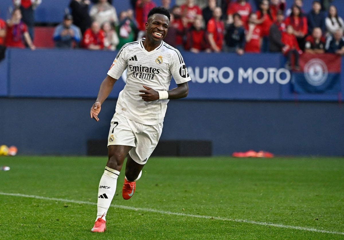 Vinícius, en El Sadar