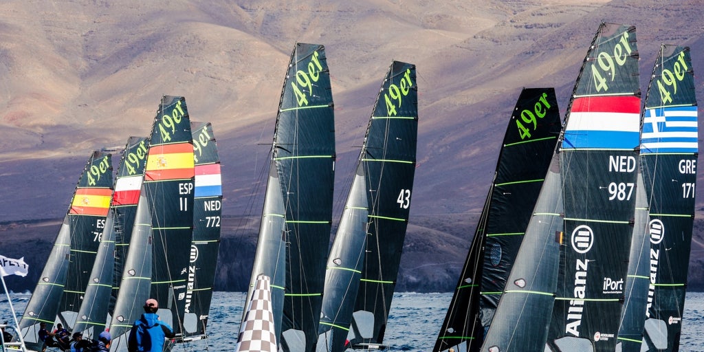 Los polacos Buksak y Glogowski, campeones en 49er de la Lanzarote International Regatta