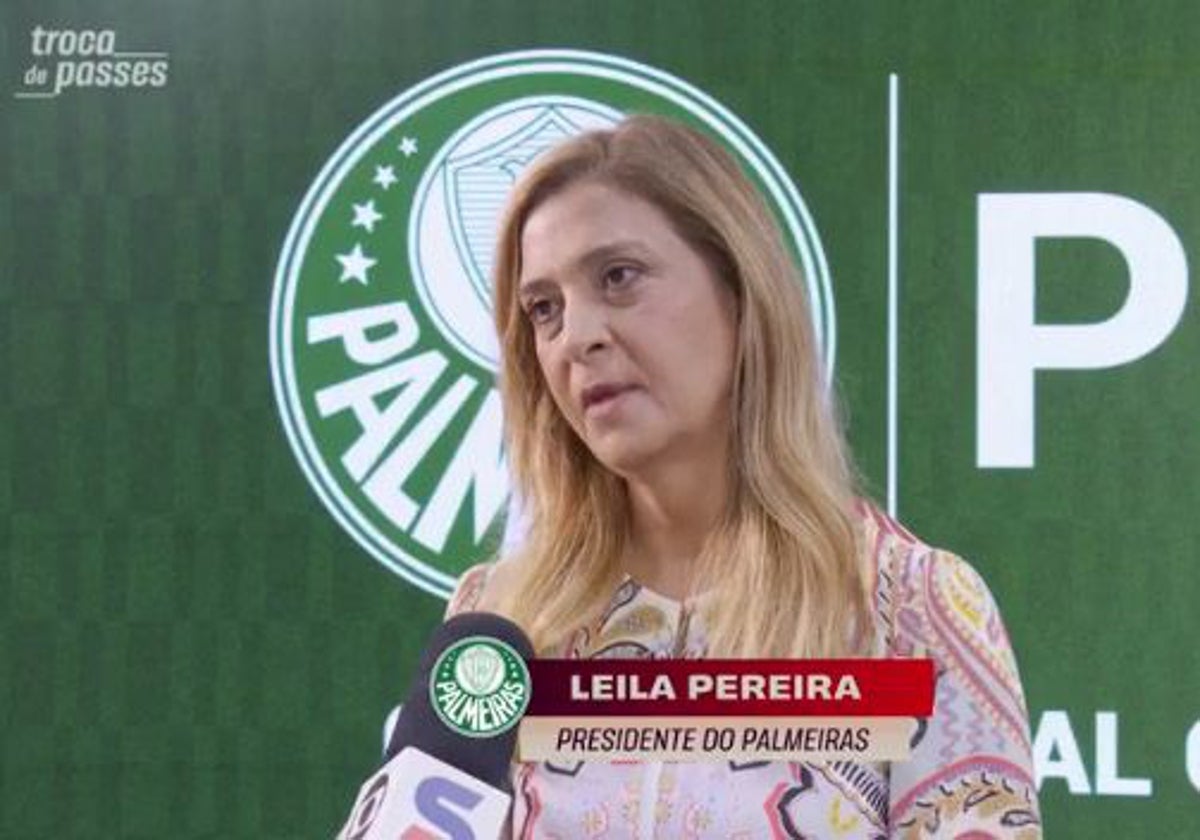 Leila Pereira, presidenta del Palmeiras
