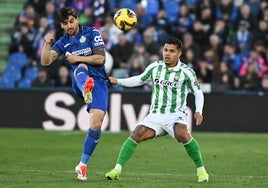 Getafe - Betis en directo hoy: partido de la Liga, jornada 25