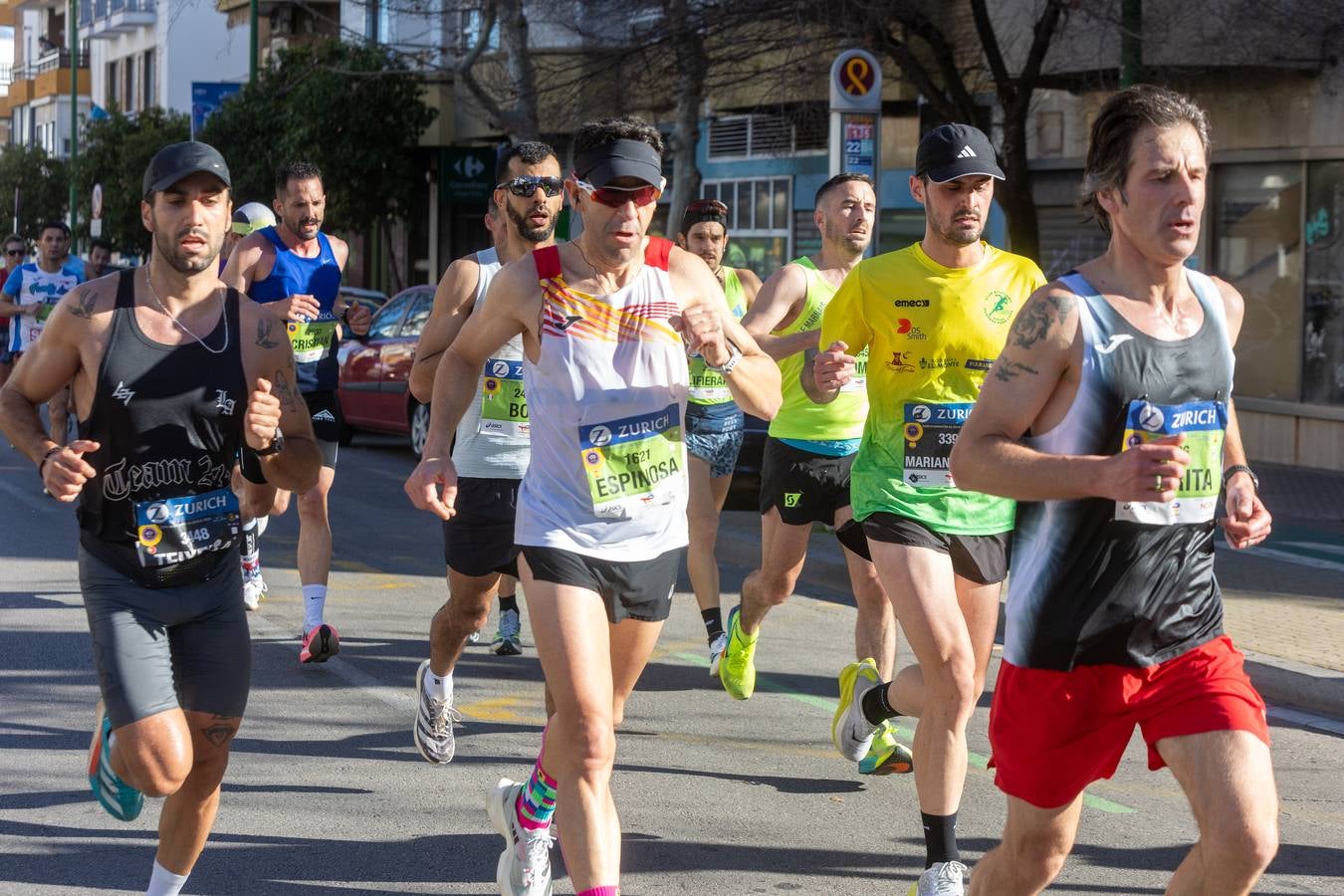 La maratón recorrió alguno de los principales barrios de la capital hispalense