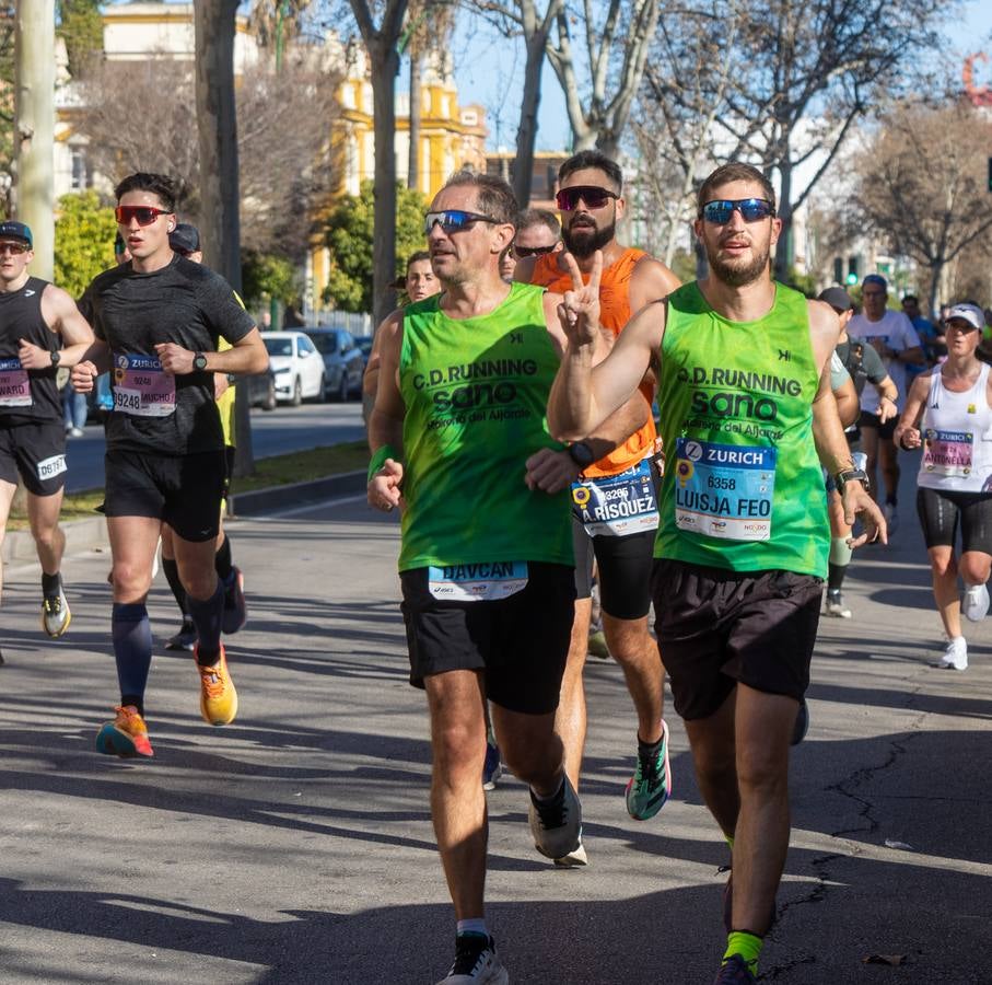 La fiesta del deporte recorrió las calles de Sevilla con la maratón 