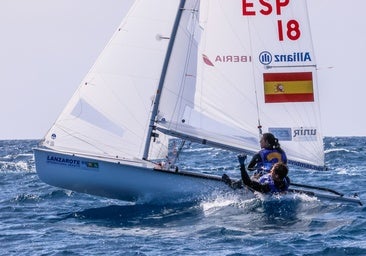 Silvia Mas y Alex Marsans, segundos en la Lanzarote International Regatta