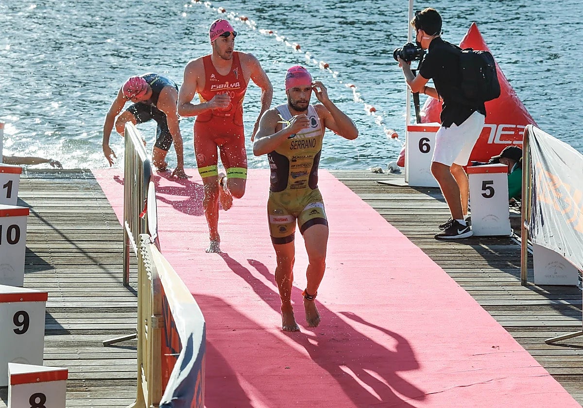 Edición pasada del triatlón de Sevilla