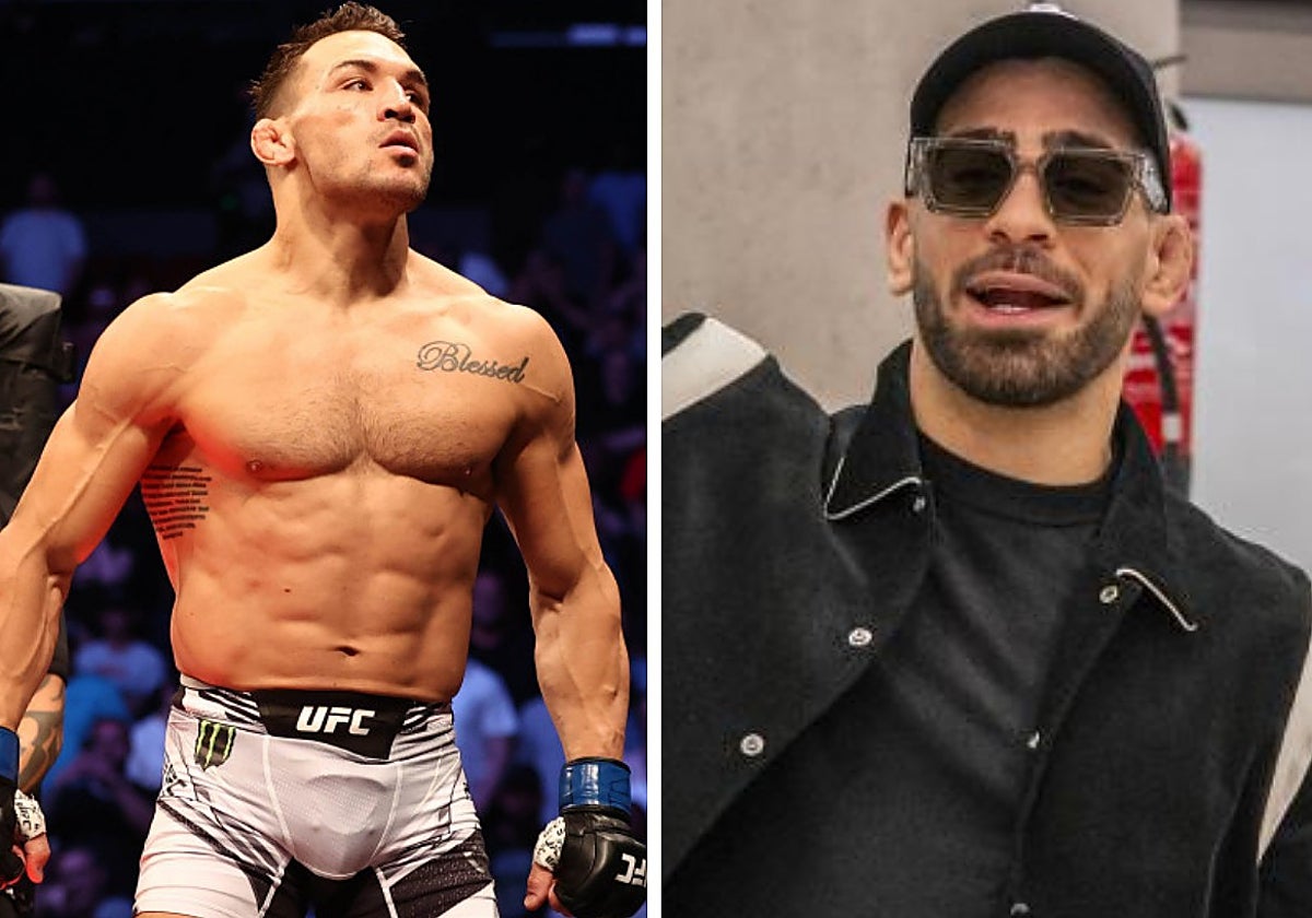 Michael Chandler, ex retador al título del peso ligero e Ilia Topuria, excampeón del peso pluma