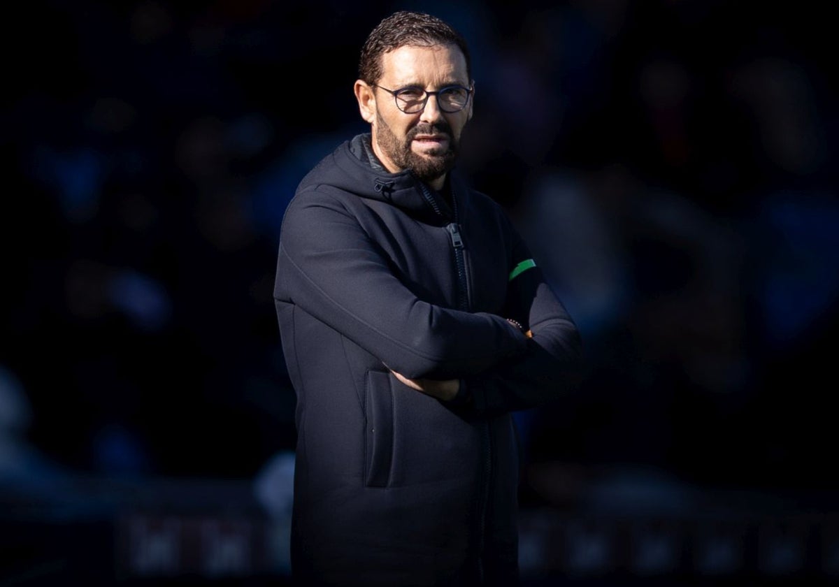 José Bordalás, en un partido del Getafe