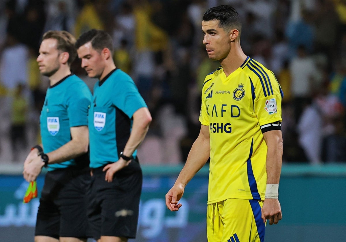 Cristiano Ronaldo, en un partido del Al Nassr saudí