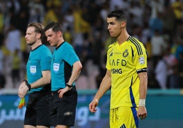 Cristiano Ronaldo, en un partido del Al Nassr saudí