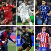 Algunos de los candidatos al título en la Champions