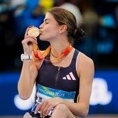 Águeda Marqués, con su oro de campeona de España en el 3.000