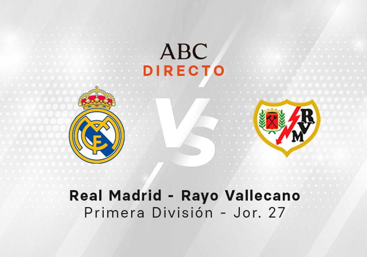 Real Madrid - Rayo Vallecano, estadísticas del partido