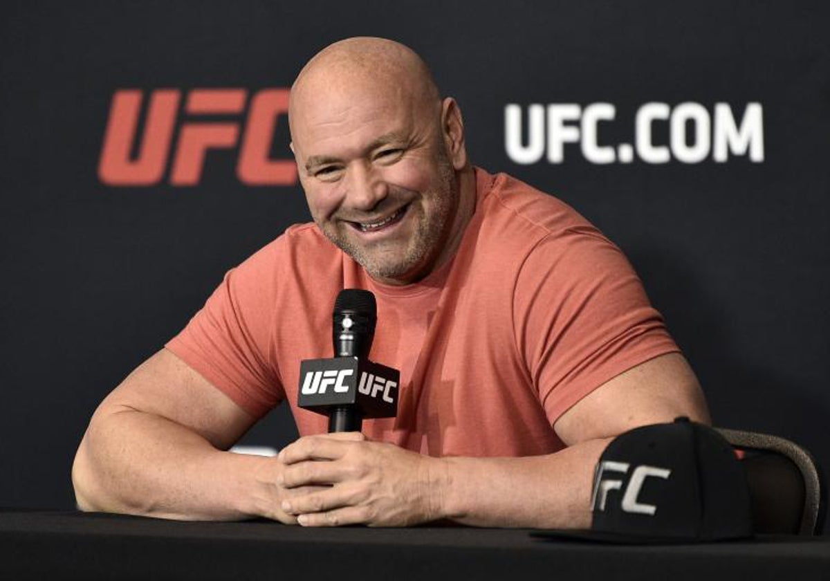 El presidente de la UFC, Dana White, en rueda de prensa