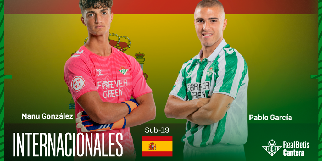 Pablo García y Manu González, convocados con España sub 19