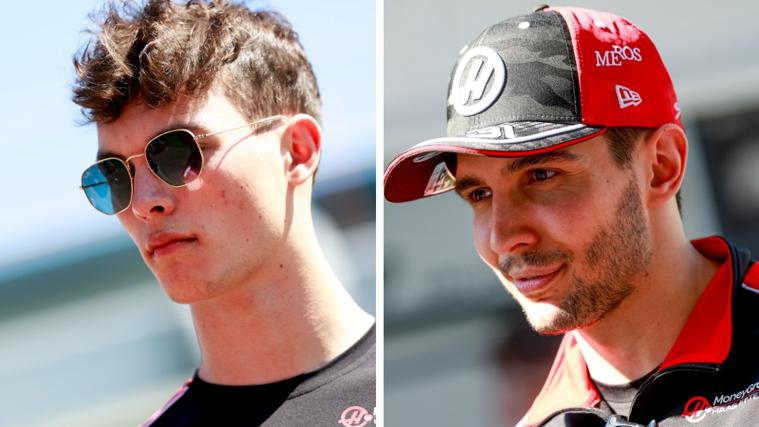 Oliver Bearman y Esteban Ocon