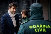 Gerard Piqué, este viernes a su llegada al juzgado de Majadahonda