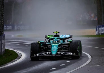 Alonso, en la lluvia de Melbourne