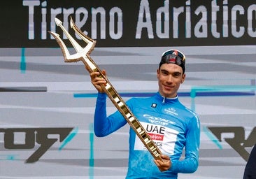 Juan Ayuso, vencedor de la Tirreno-Adriático