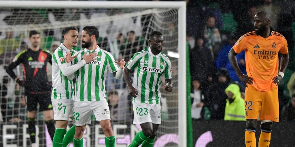 El Real Betis lleva más del doble de partidos jugados con menos de 72 horas de descanso que el Real Madrid