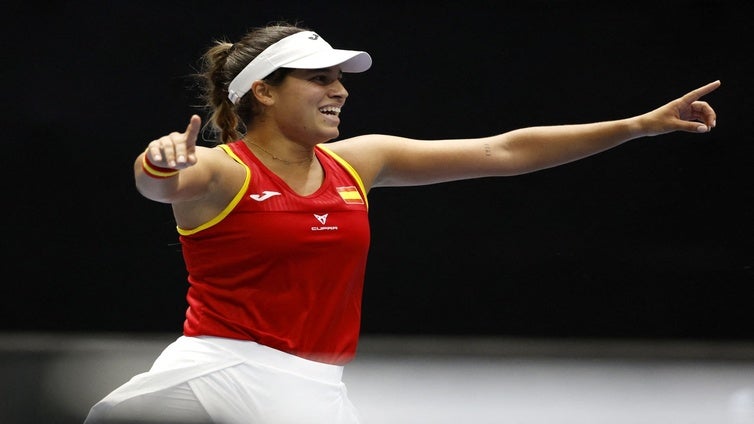 España se supera y jugará la final de la Copa Billie Jean King tras ganar a República Checa