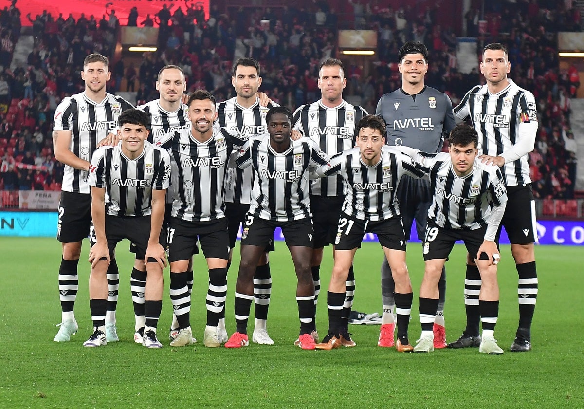 Once inicial del Cartagena en el partido de este domingo en Almería