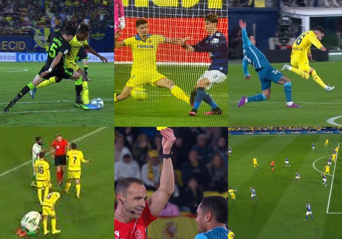 El penalti de Bartra a Chukwueze, la patada de Gerard Moreno a Miranda, la roja a Chimy, la segunda amarilla al argentino por protestar, el guiño de Cuadra a Vitor Roque y el pie ampliado de Aitor, en los duelso entre el Villarreal y el Betis