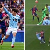 Las tres acciones no señaladas en el Barça-Celta que hacen hervir las redes