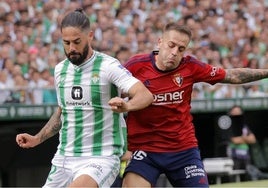 El Betis - Osasuna, el domingo 11 de mayo, en el cierre de la Feria de Abril