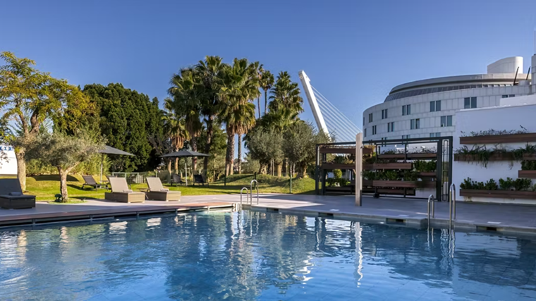 Imagen del Barceló Sevilla Renacimiento, hotel donde se concentrará el Barcelona para la final de la Copa del Rey